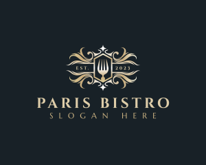 Premium Fork Utensil logo design