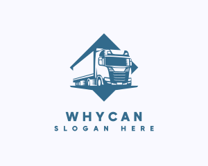 Trucking - Big Transport Cargo Truck logo design