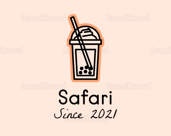 Milk Tea Frappe Logo