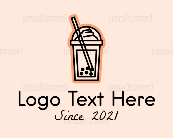 Milk Tea Frappe Logo