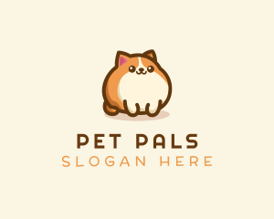 Cute Kitty Pet Shop logo design