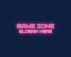 Cyber Gaming Neon Tech logo design