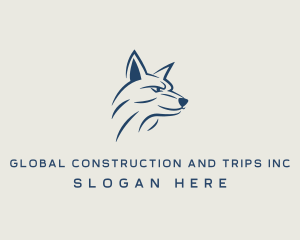 Wolf Coyote Wildlife Logo