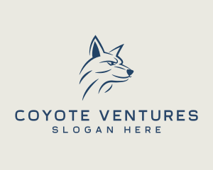 Coyote - Wolf Coyote Wildlife logo design