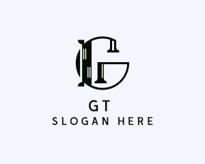 Serif Property Letter G logo design