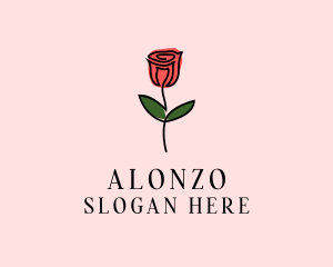 Rose Flower Garden logo design