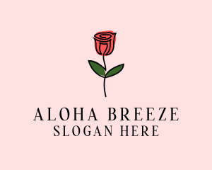 Rose Flower Garden logo design