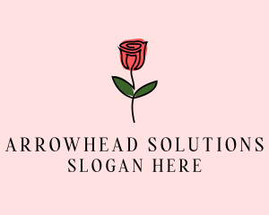 Rose Flower Garden logo design