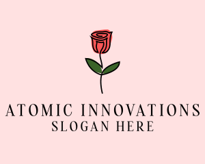 Rose Flower Garden logo design