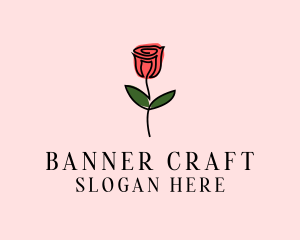 Rose Flower Garden logo design