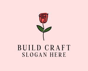 Rose Flower Garden logo design