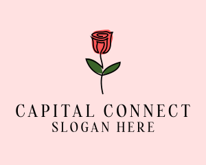 Rose Flower Garden logo design