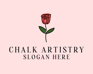 Rose Flower Garden logo design