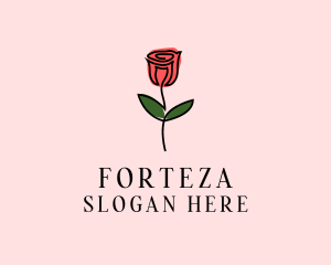 Rose Flower Garden logo design