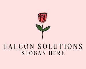 Rose Flower Garden logo design