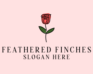 Rose Flower Garden logo design