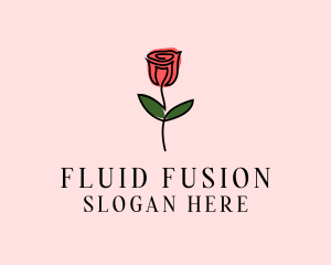 Rose Flower Garden logo design