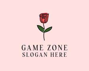 Rose Flower Garden logo design