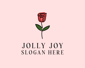 Rose Flower Garden logo design