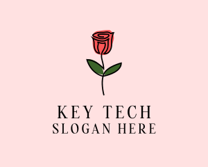 Rose Flower Garden logo design