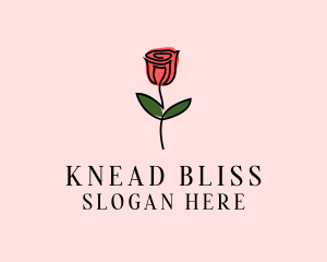 Rose Flower Garden logo design