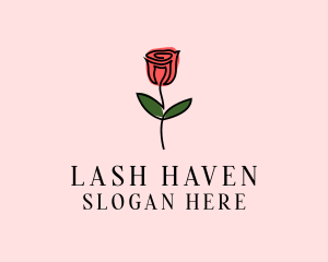 Rose Flower Garden logo design