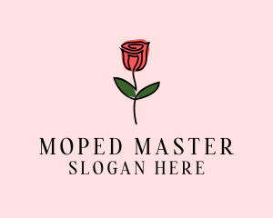 Rose Flower Garden logo design