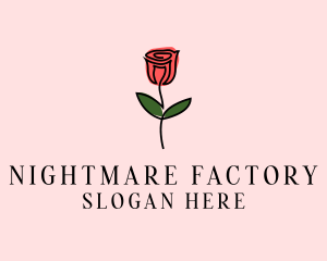 Rose Flower Garden logo design