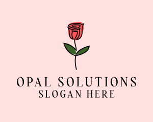 Rose Flower Garden logo design