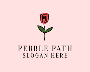 Rose Flower Garden logo design