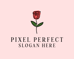 Rose Flower Garden logo design