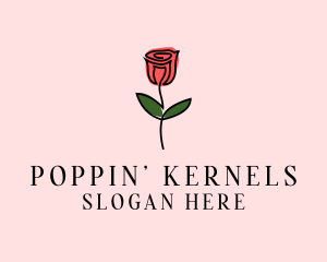 Rose Flower Garden logo design