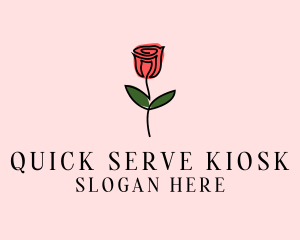 Rose Flower Garden logo design