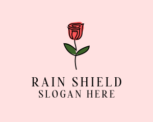 Rose Flower Garden logo design