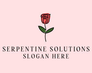 Rose Flower Garden logo design