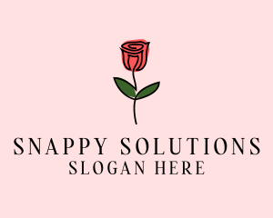 Rose Flower Garden logo design