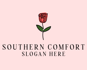 Rose Flower Garden logo design