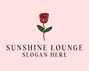 Rose Flower Garden logo design