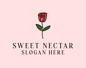 Rose Flower Garden logo design