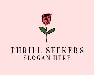 Rose Flower Garden logo design