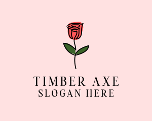 Rose Flower Garden logo design