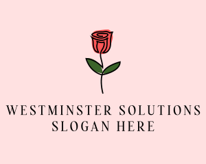 Rose Flower Garden logo design