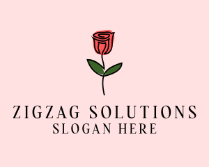 Rose Flower Garden logo design