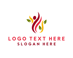 Conference - Leaf People Community logo design