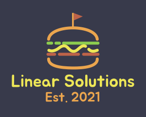 Hamburger Sandwich Diner logo design