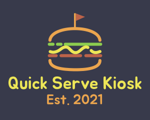 Hamburger Sandwich Diner logo design