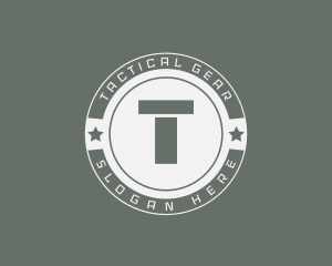 Tactical - Military Star Army Badge logo design