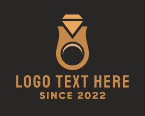 Gem - Expensive Diamond Ring Jewelry logo design