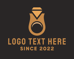 Elegant - Expensive Diamond Ring Jewelry logo design