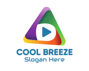 Multicolor Media Player Logo